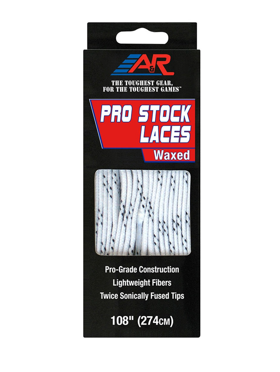 Hockey Pro Stock Lacci Waxed White 72 - 132 pollici